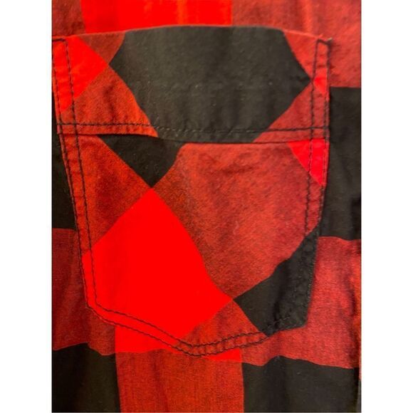 Express women’s buffalo check plaid, longsleeve shirt, size XS - Picture 3 of 4